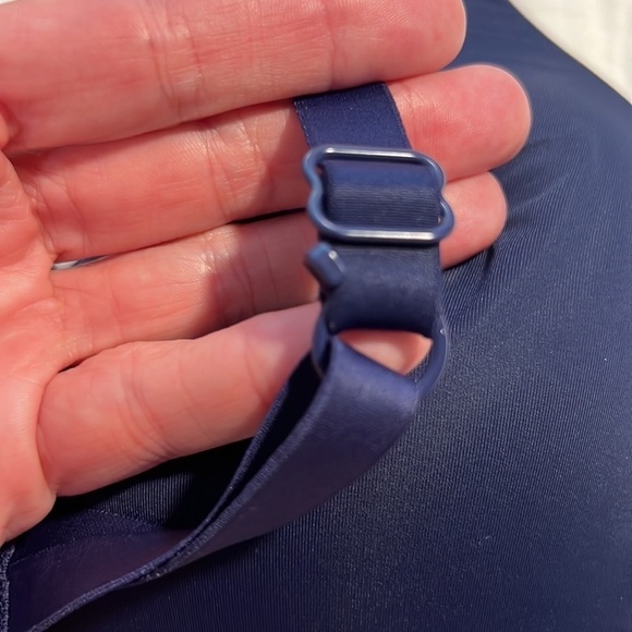 ⭐️Aerie,36-D, Blue Demi-bra,wireless with lace trim,Hook in Back for Racer/Back! - Picture 5 of 10